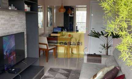 Apartamento com 1 dormitório à venda, 42 m² - Jardim Olavo Bilac - São Bernardo do Campo/SP