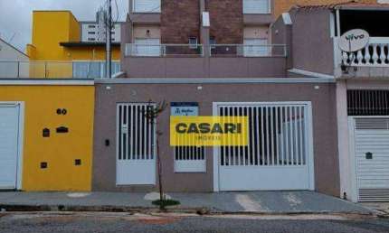 Cobertura com 2 dormitórios à venda, 90 m² - Bangu - Santo André/SP
