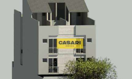 Cobertura com 2 dormitórios à venda, 82 m² por R$ 380.000,01 - Vila Leopoldina - Santo André/SP