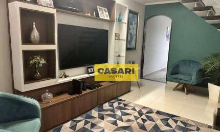 Sobrado com 3 dormitórios à venda, 230 m² - Vila Camilópolis - Santo André/SP