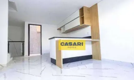 Sobrado com 3 dormitórios à venda, 140 m² por R$ 890.000,00 - Campestre - Santo André/SP
