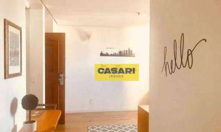 Flat com 1 dormitório à venda, 46 m² - Centro - Santo André/SP