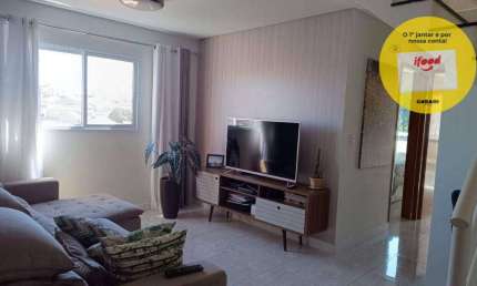 Cobertura com 2 dormitórios à venda, 110 m² - Jordanópolis - São Bernardo do Campo/SP