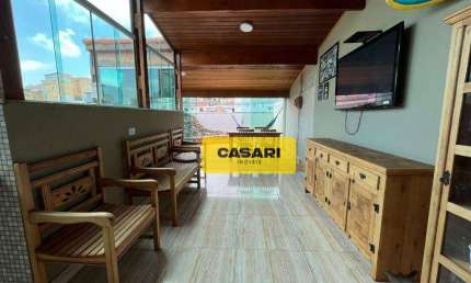 Cobertura com 2 dormitórios à venda, 110 m² - Vila Camilópolis - Santo André/SP