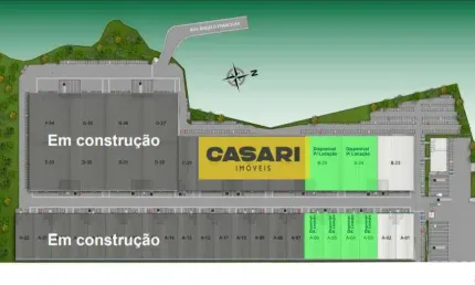 Galpão para alugar, 1192 m² - Parque Central - Santo André/SP