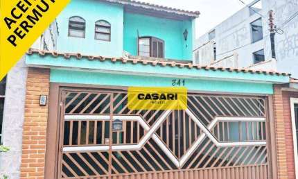 Sobrado com 3 dormitórios à venda, 185 m²  - Assunção - São Bernardo do Campo/SP