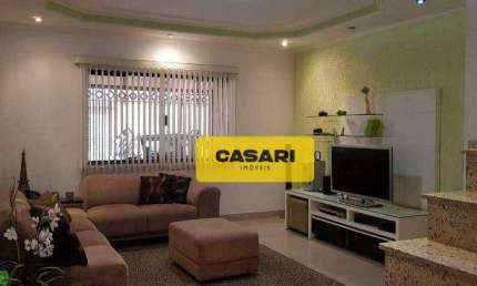 Sobrado com 3 dormitórios à venda, 196 m²- Jardim Las Vegas - Santo André/SP