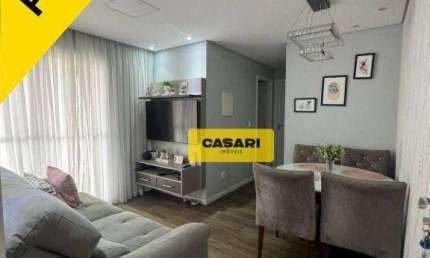 Apartamento com 2 dormitórios à venda, 52 m² - Vila Alzira - Santo André/SP