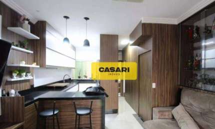 Sobrado com 2 dormitórios à venda, 114 m² - Vila Humaitá - Santo André/SP