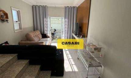Sobrado com 3 dormitórios à venda, 200 m² - Jardim Jamaica - Santo André/SP