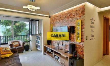 Apartamento com 3 dormitórios à venda, 92 m² - Vila Leopoldina - Santo André/SP