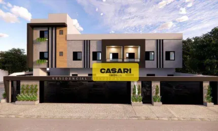 Sobrado com 3 dormitórios à venda, 83 m² - Jardim - Santo André/SP