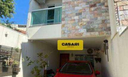 Sobrado com 3 dormitórios à venda, 101 m² - Vila Alzira - Santo André/SP