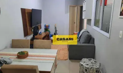 Apartamento com 2 dormitórios à venda, 50 m² - Vila João Ramalho - Santo André/SP