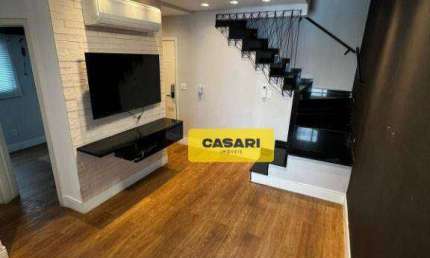 Cobertura com 2 dormitórios à venda, 100 m²  - Vila Bastos - Santo André/SP