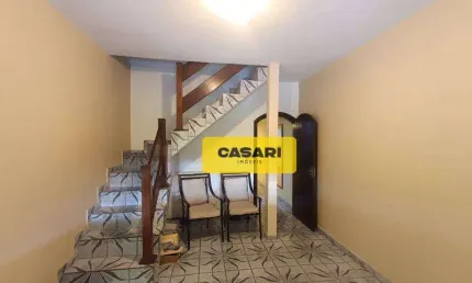 Sobrado com 3 dormitórios para alugar, 184 m² por R$ 3.300,00/mês - Jardim Las Vegas - Santo André/SP