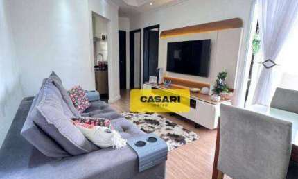 Apartamento com 2 dormitórios à venda, 56 m² - Vila Euclides - São Bernardo do Campo/SP
