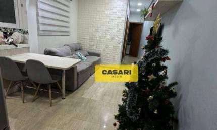 Cobertura com 2 dormitórios à venda, 51 m² - Vila Homero Thon - Santo André/SP