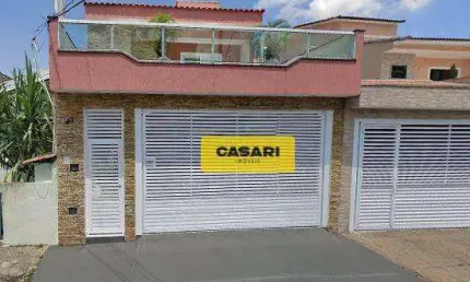 Sobrado com 3 dormitórios à venda, 227 m² por R$ 940.000,00 - Vila Scarpelli - Santo André/SP