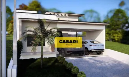 Casa com 3 dormitórios, sendo 2 suítes à venda, 163 m² Tropicália Garden - Boituva/SP