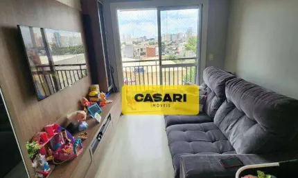 Apartamento com 3 dormitórios à venda, 70 m² por R$ 540.000 - Vila Valparaíso - Santo André/SP