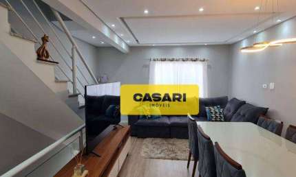 Sobrado com 2 dormitórios à venda, 123 m² - Parque Novo Oratório - Santo André/SP