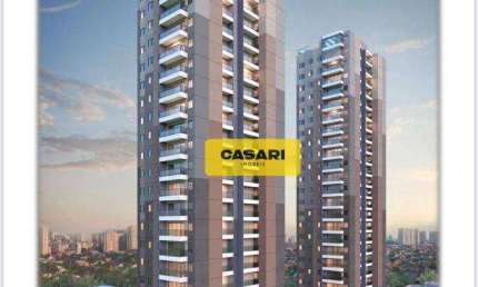 Apartamento com 3 dormitórios à venda, 87 m² - Jardim - Santo André/SP