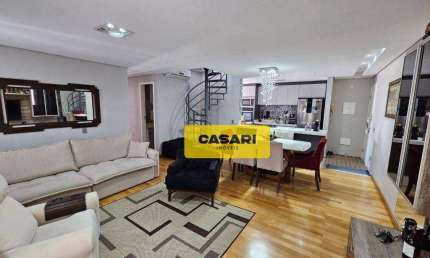 Cobertura com 3 dormitórios à venda, 204 m²- Baeta Neves - São Bernardo do Campo/SP