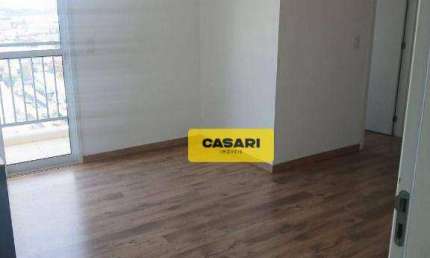 Apartamento com 2 dormitórios para alugar, 55 m² - Utinga - Santo André/SP