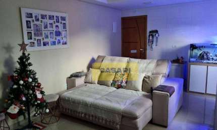 Cobertura com 2 dormitórios à venda, 107 m² - Vila Tibiriçá - Santo André/SP