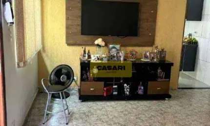 Casa com 2 dormitórios, 110 m² - Vila Scarpelli - Santo André/SP