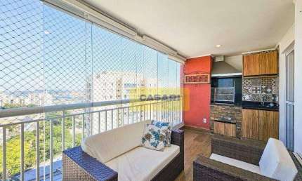 Apartamento com 3 dormitórios à venda, 94 m²- Vila Valparaíso - Santo André/SP