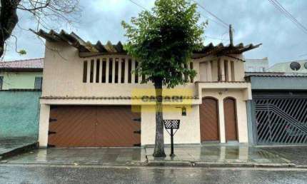 Casa com 4 dormitórios para alugar, 260 m²- Parque Erasmo Assunção - Santo André/SP