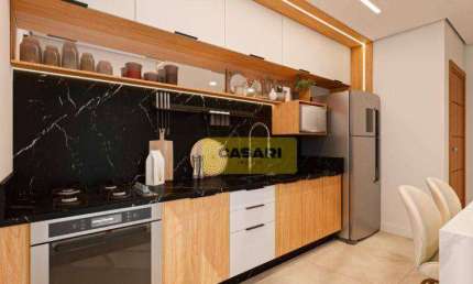 Apartamento com 2 dormitórios à venda, 59 m²  - Campestre - Santo André/SP
