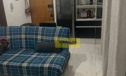 Apartamento com 2 dormitórios, 43 m² - venda ou aluguel - Vila Curuçá - Santo André/SP