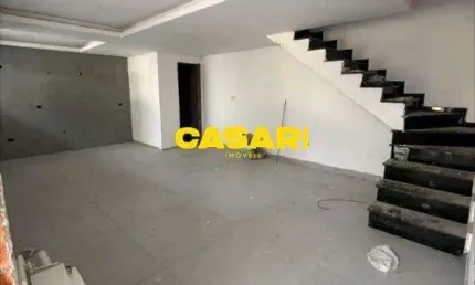 Sobrado com 3 dormitórios à venda, 83 m² - jardim - santo andré/sp