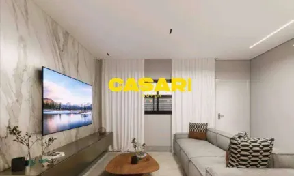 Sobrado com 3 dormitórios à venda, 126 m² por r$ 869.000 - vila pires - santo andré/sp