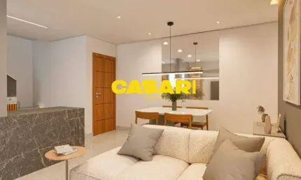 Cobertura com 2 dormitórios à venda, 119 m² - Campestre - Santo André/SP
