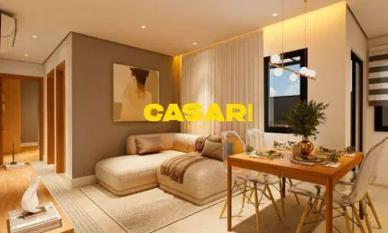 Apartamento com 2 dormitórios à venda, 116 m² - campestre - santo andré/sp