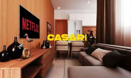 Apartamento com 2 dormitórios à venda, 93 m²- Campestre - Santo André/SP