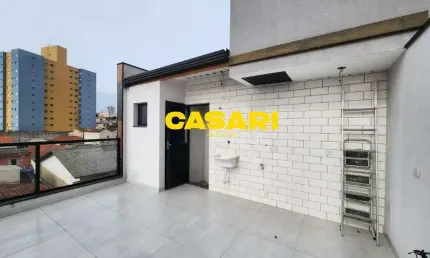 Casa em condomínio à venda, 2 quartos, 1 suíte, 2 vagas, Vila Humaitá - Santo André/SP
