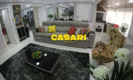 Apartamento com 3 dormitórios à venda, 130 m² - centro - santo andré/sp