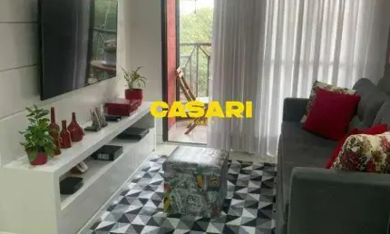 Apartamento com 3 dormitórios à venda, 69 m² - vila euclides - são bernardo do campo/sp