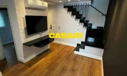 Cobertura com 2 dormitórios à venda, 100 m² - Vila Bastos - Santo André/SP