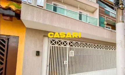 Sobrado com 4 dormitórios à venda, 340 m² - Vila Scarpelli - Santo André/SP