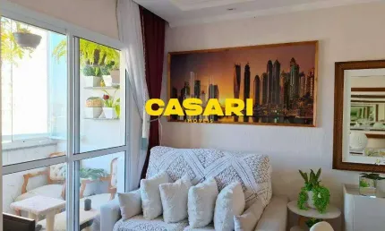 Apartamento com 2 dormitórios à venda, 59 m² - centro - são bernardo do campo/sp