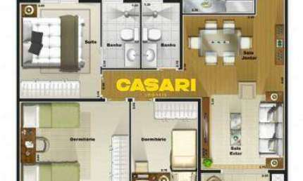 Apartamento à venda, 71 m² por R$ 500.000,00 - Anchieta - São Bernardo do Campo/SP