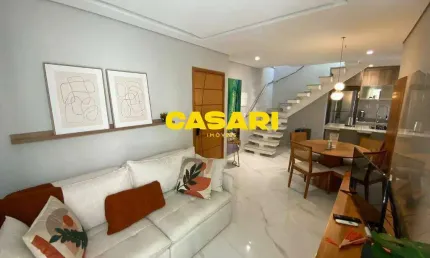 Cobertura com 3 dormitórios à venda, 134 m² por r$ 910.000,00 - centro - são bernardo do campo/sp