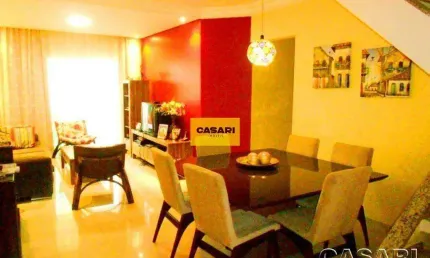 Cobertura com 3 dormitórios à venda, 220 m² - baeta neves, são bernardo do campo/sp