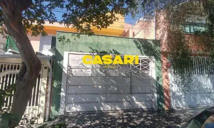 Sobrado com 3 dormitórios à venda, 206 m²- jardim - santo andré/sp